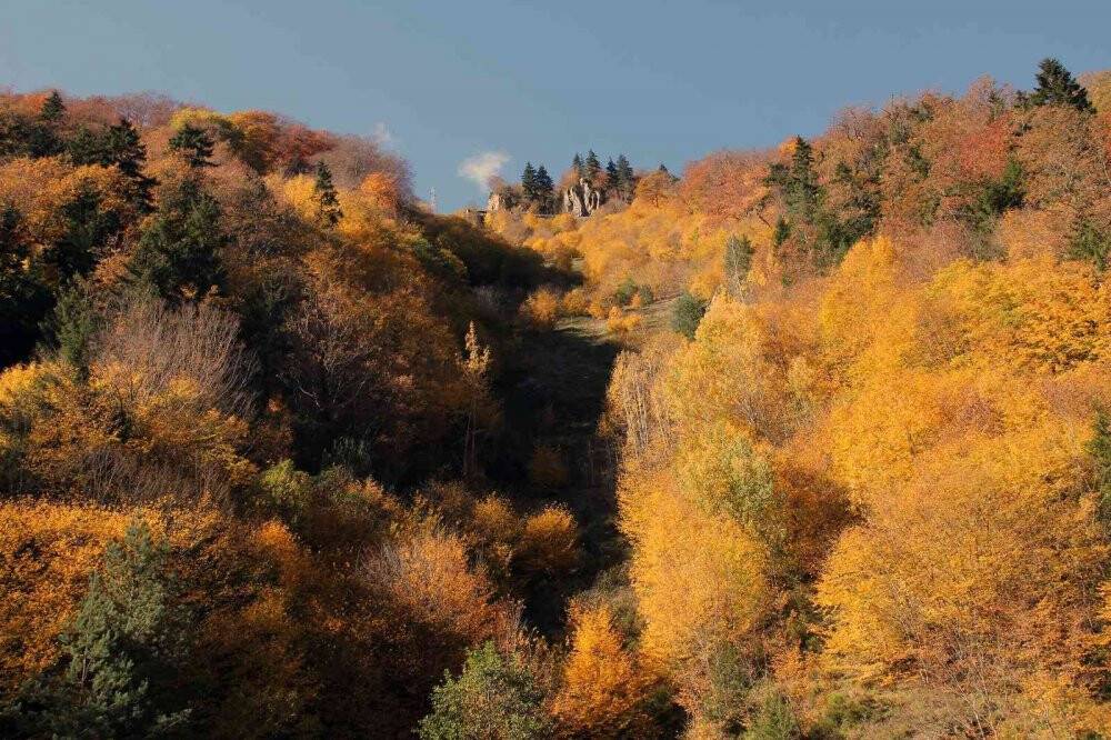 Mavi Göl’de sonbahar manzaraları