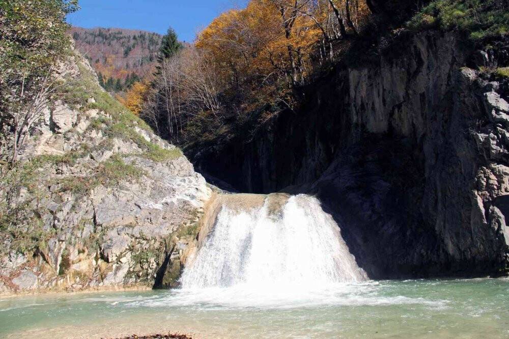 Mavi Göl’de sonbahar manzaraları
