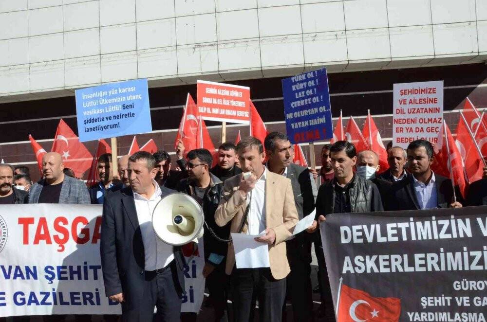 Bitlis’teki şehit ailelerinden İYİ Parti’li Türkkan’a tepki