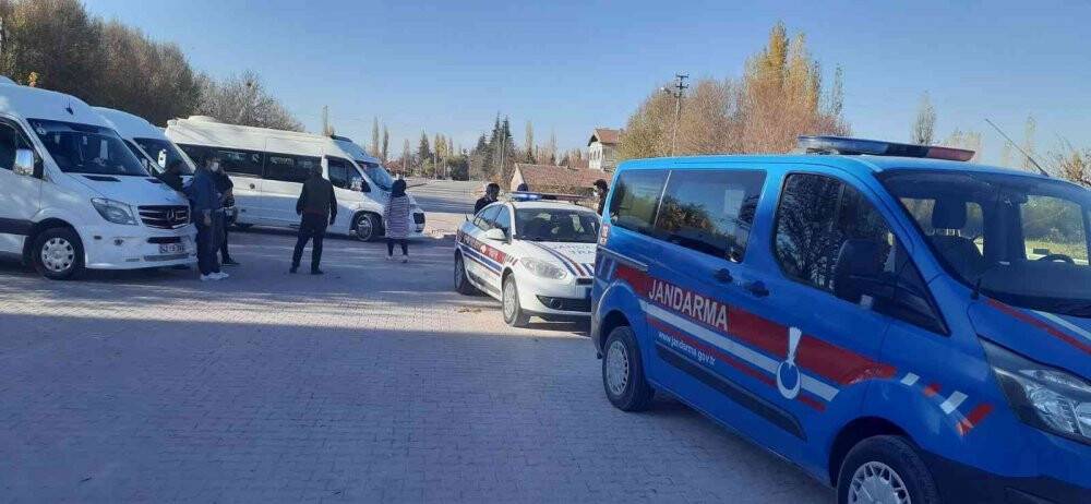 Ereğli’de jandarmadan okul servislerine denetim