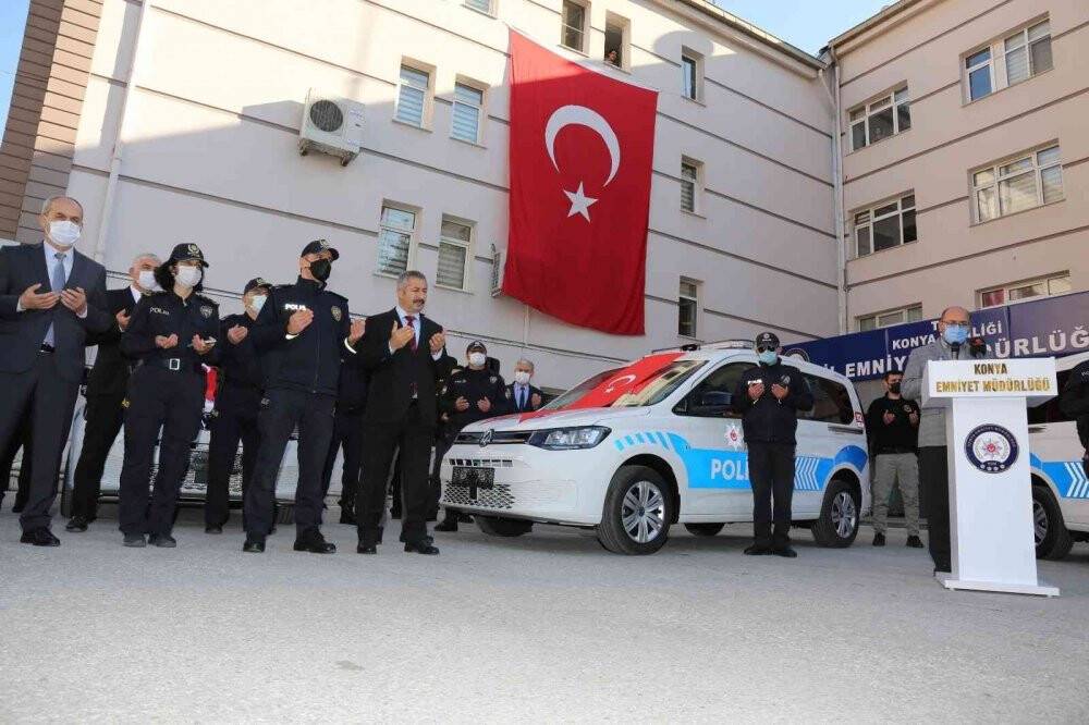 Konya Emniyetine araç desteği