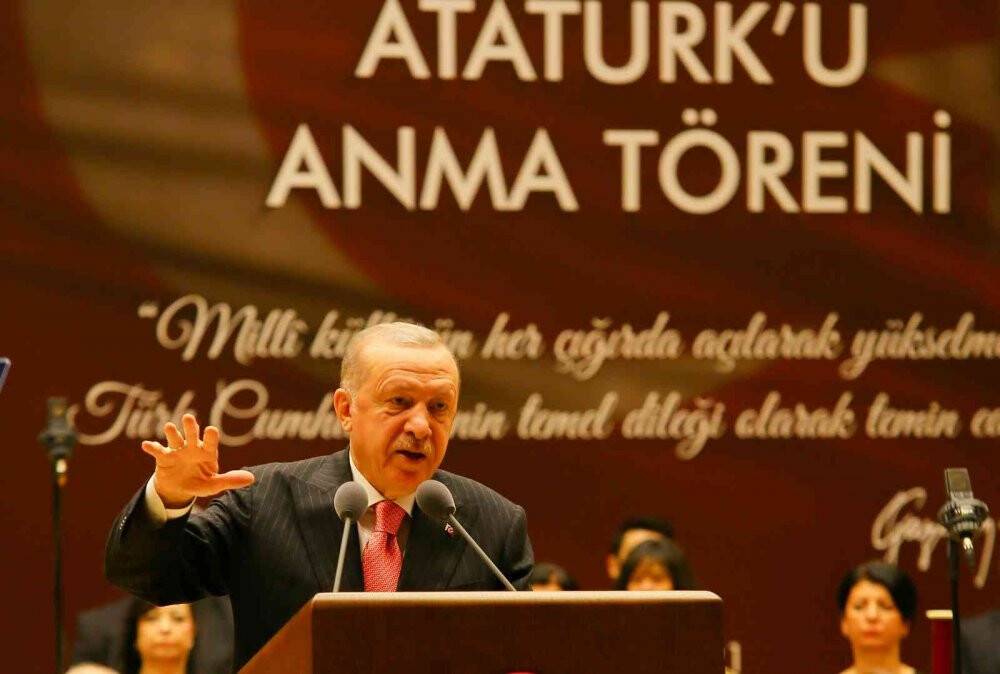 Cumhurbaşkanı Erdoğan: “Gazi hayatta olsaydı eminim onları bu partiden sopa ile kovalardı"