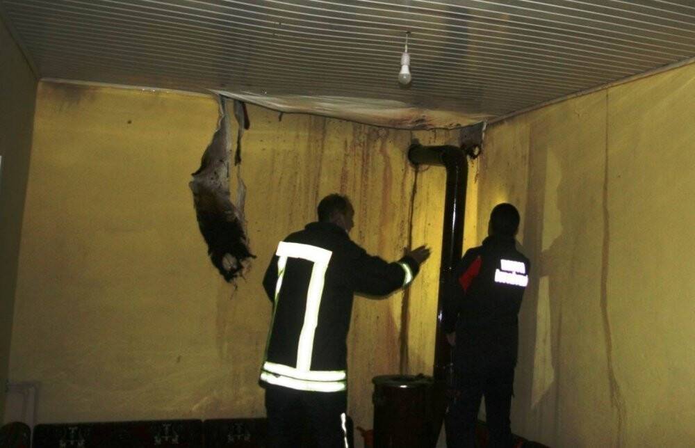 Konya’da baca yangını