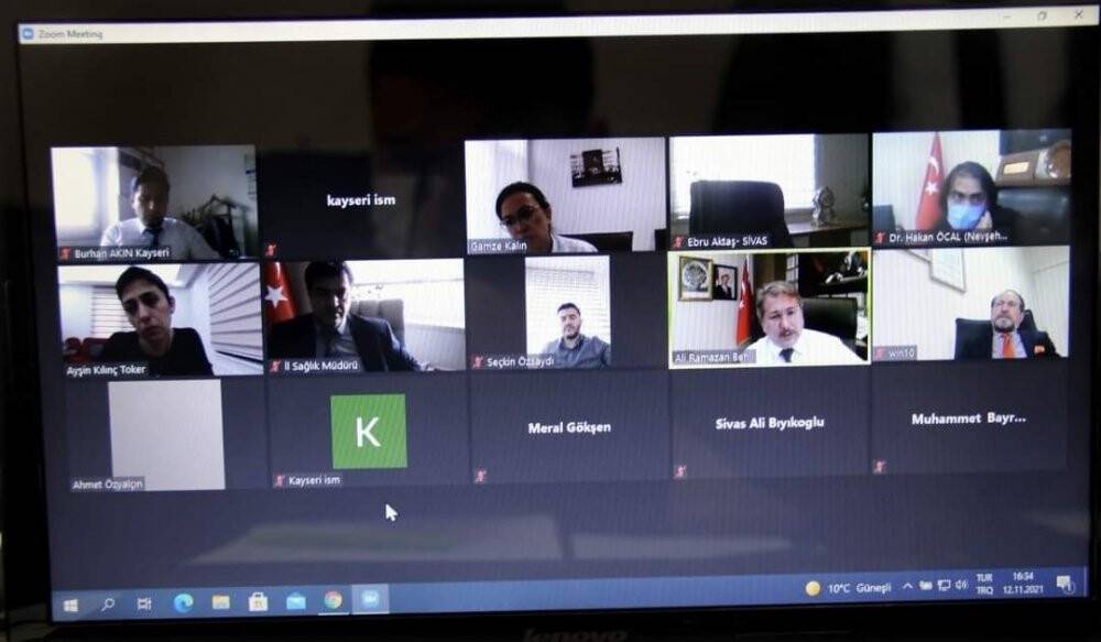 Çevre illerdeki Turkovac gönüllüleri için online toplantı