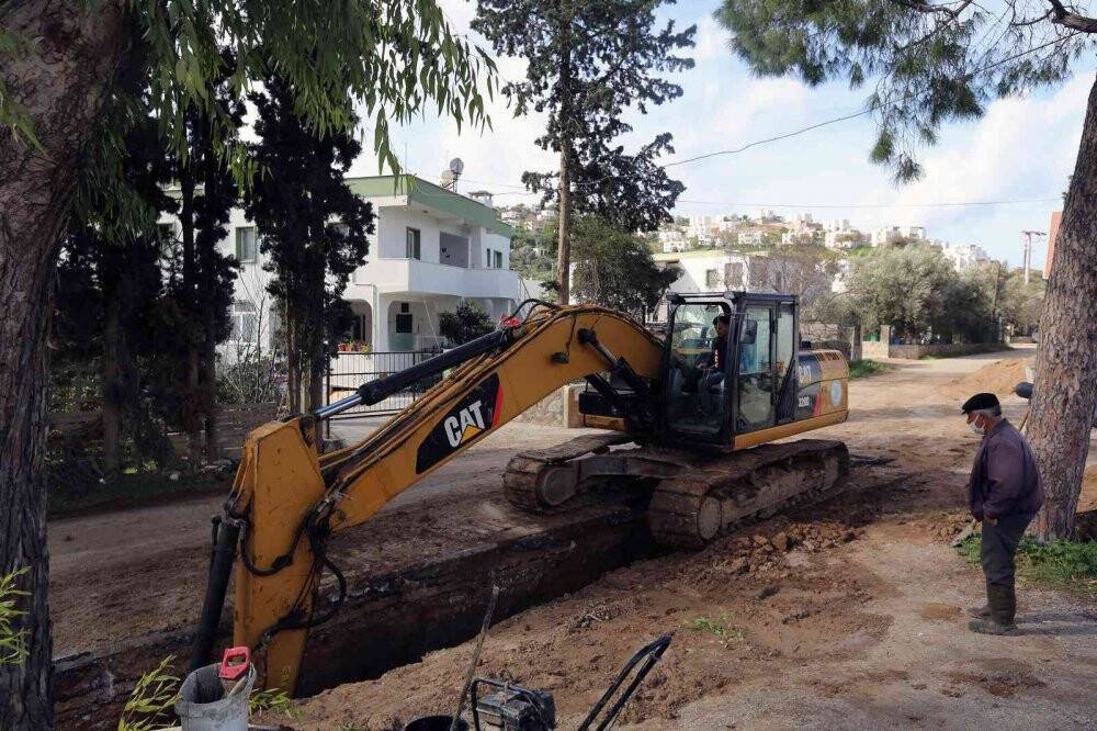 Bodrum kanalizasyon hattının yüzde 49’u tamamlandı