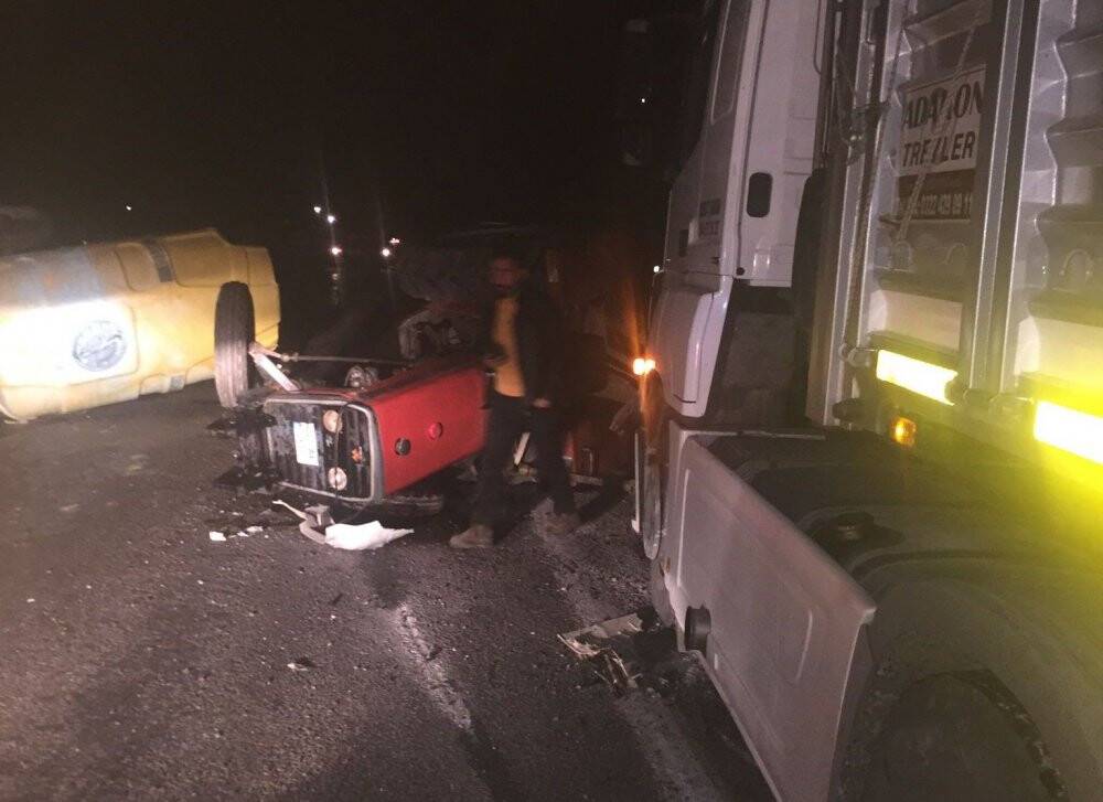 Malatya’da tır traktöre çarptı: 1 ölü