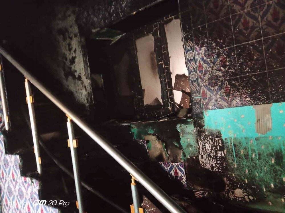 Yangından hasar gören cami büyükşehir tarafından onarılacak