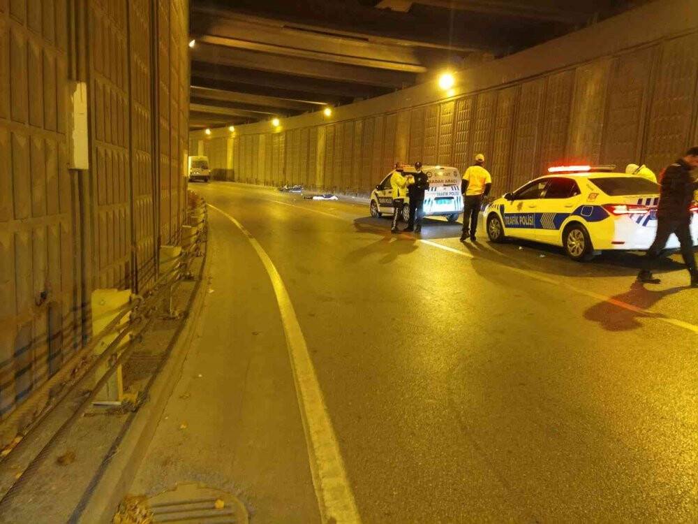 Kontrolden çıkan motosiklet takla attı: 1 ölü, 1 yaralı