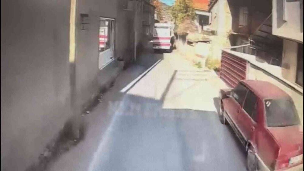 Köpeğe çarpıp ölüme terk ettiği anlar saniye saniye görüntülendi