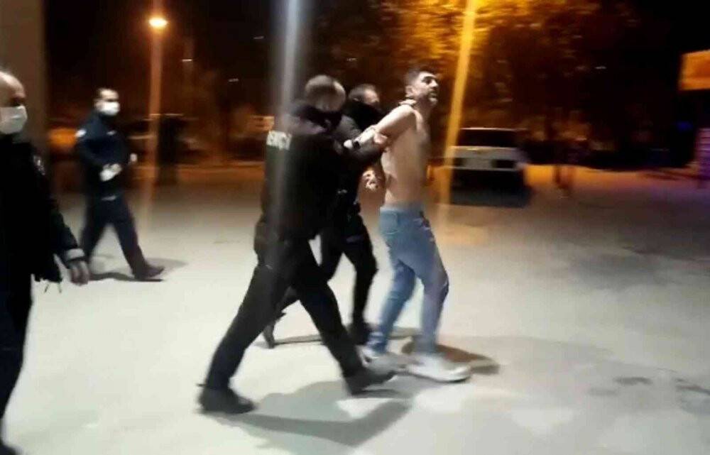 Saldırgan şahıs böyle etkisiz hale getirildi