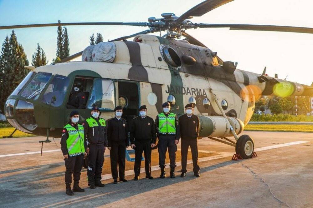 Bursa’da jandarmadan drone destekli trafik denetimi