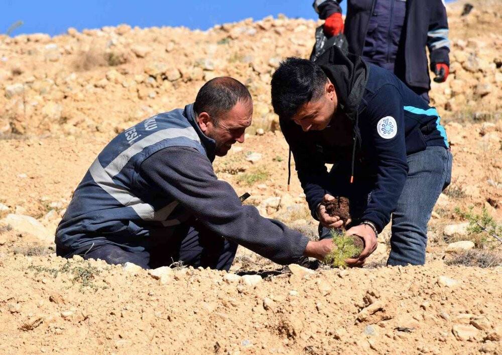 Selçuklu’da doğaya 17 bin yeni fidan kazandırıldı