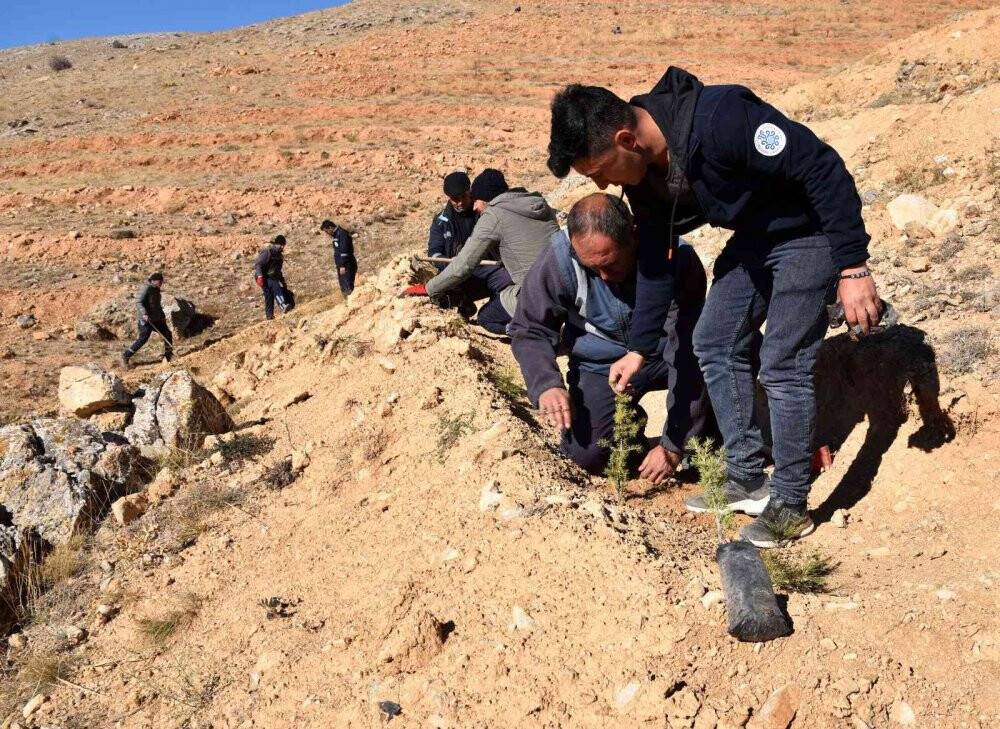 Selçuklu’da doğaya 17 bin yeni fidan kazandırıldı