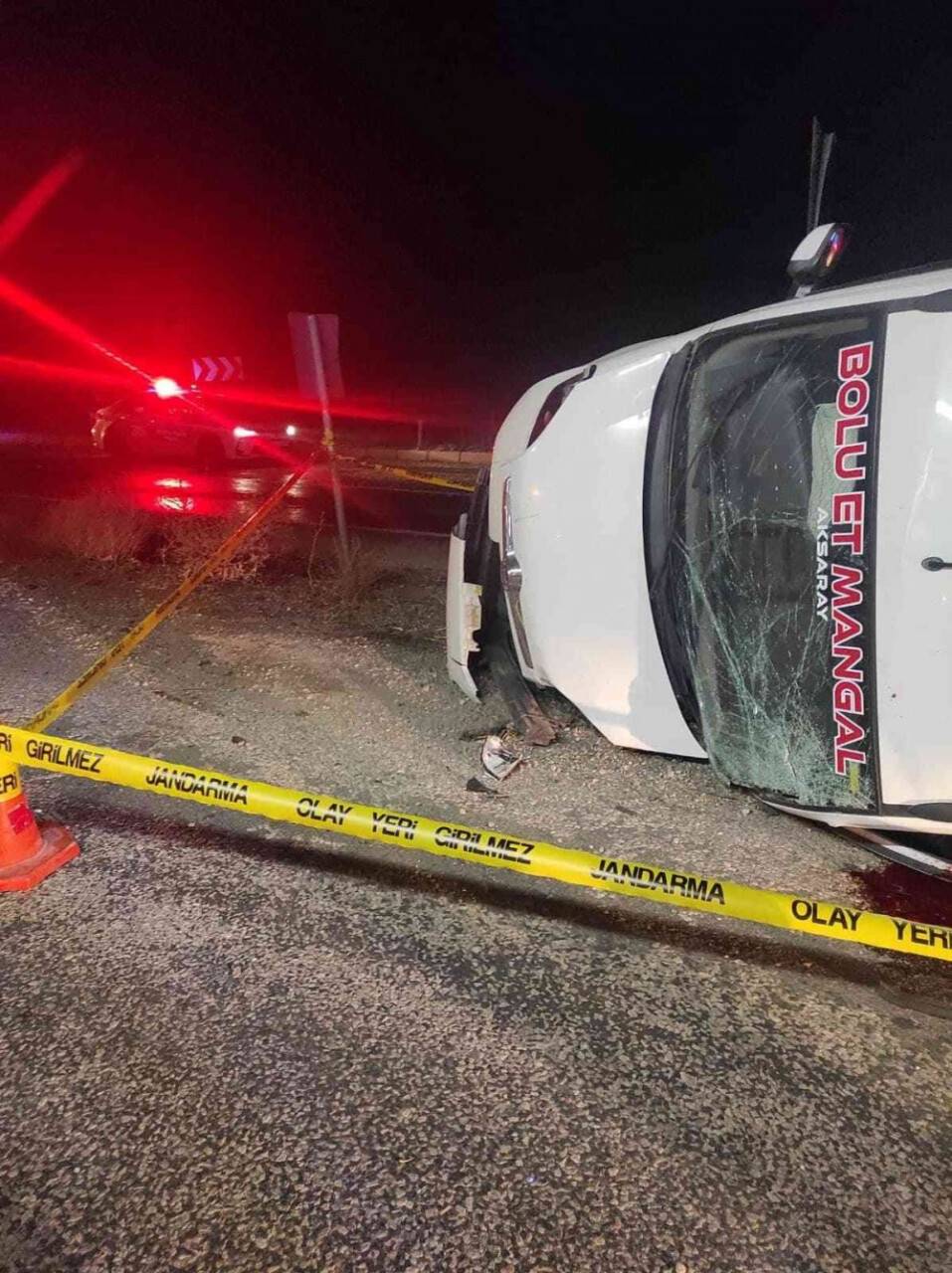 Aksaray’da trafik kazası: 1 ölü, 1 yaralı