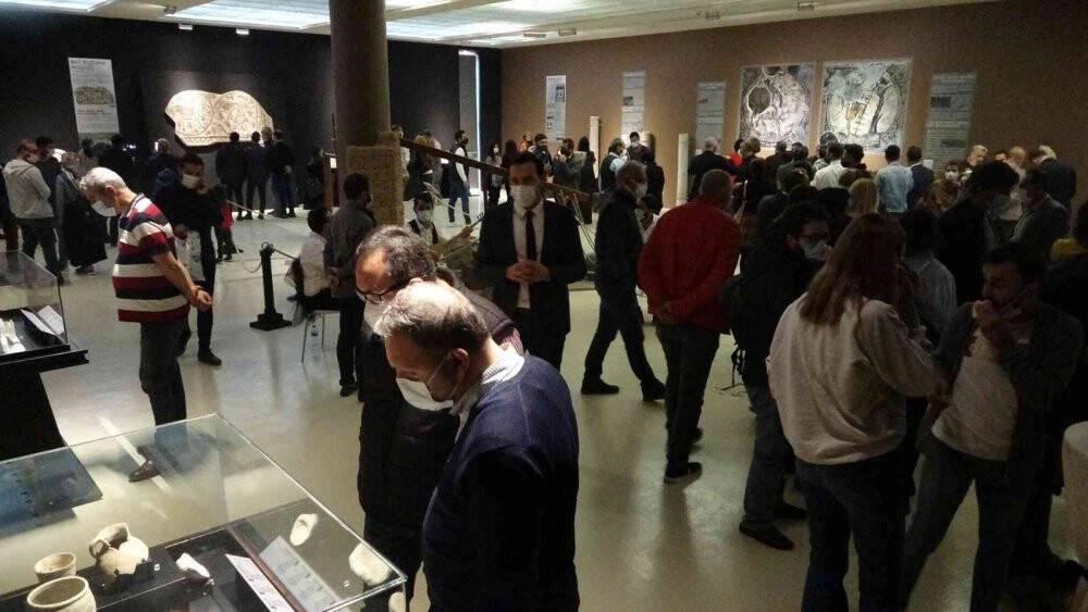 Hatay Arkeoloji Müzesi’nde ‘Bağ Bozumu Mozaiği’ bölümü açıldı