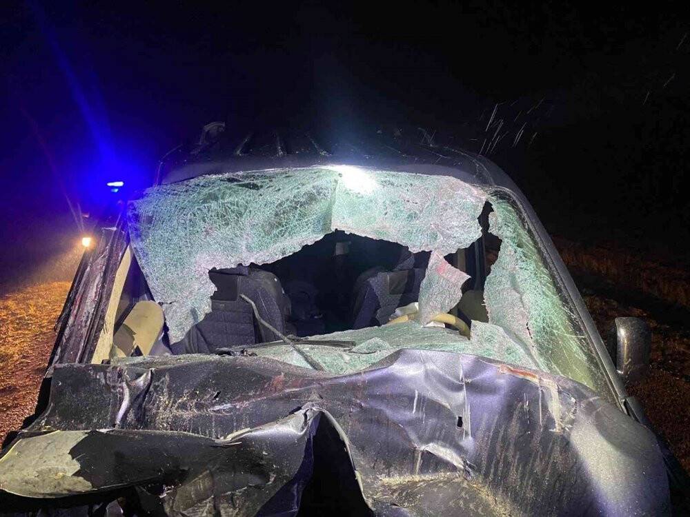 Afyonkarahisar’da trafik kazası 3’ü çocuk 9 yaralı
