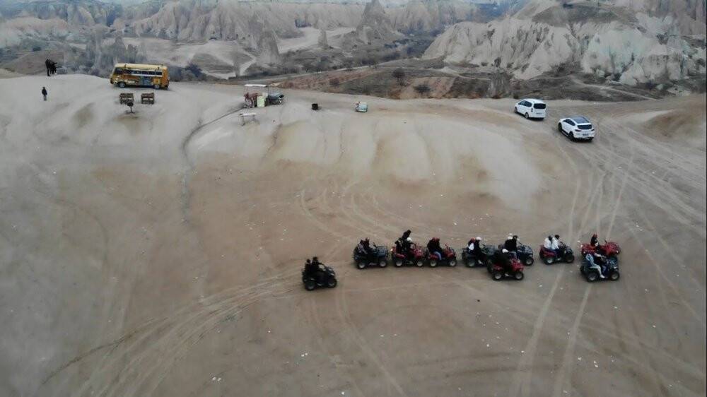 Kapadokya’yı havadan göremeyince, karadan gezdiler