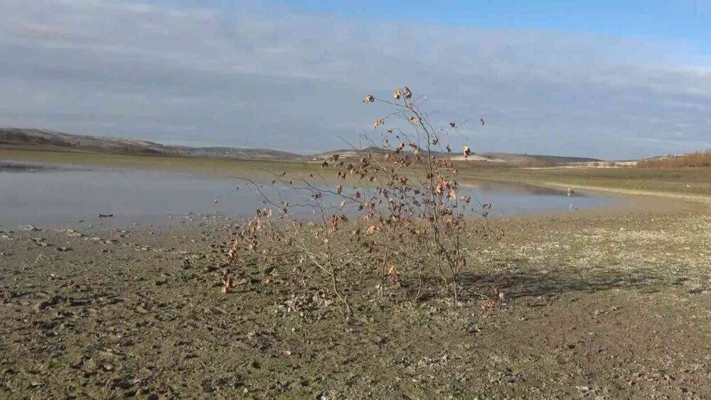 Sazlıdere Barajı dereye döndü: Su seviyesi yüzde 20 ‘ye düştü