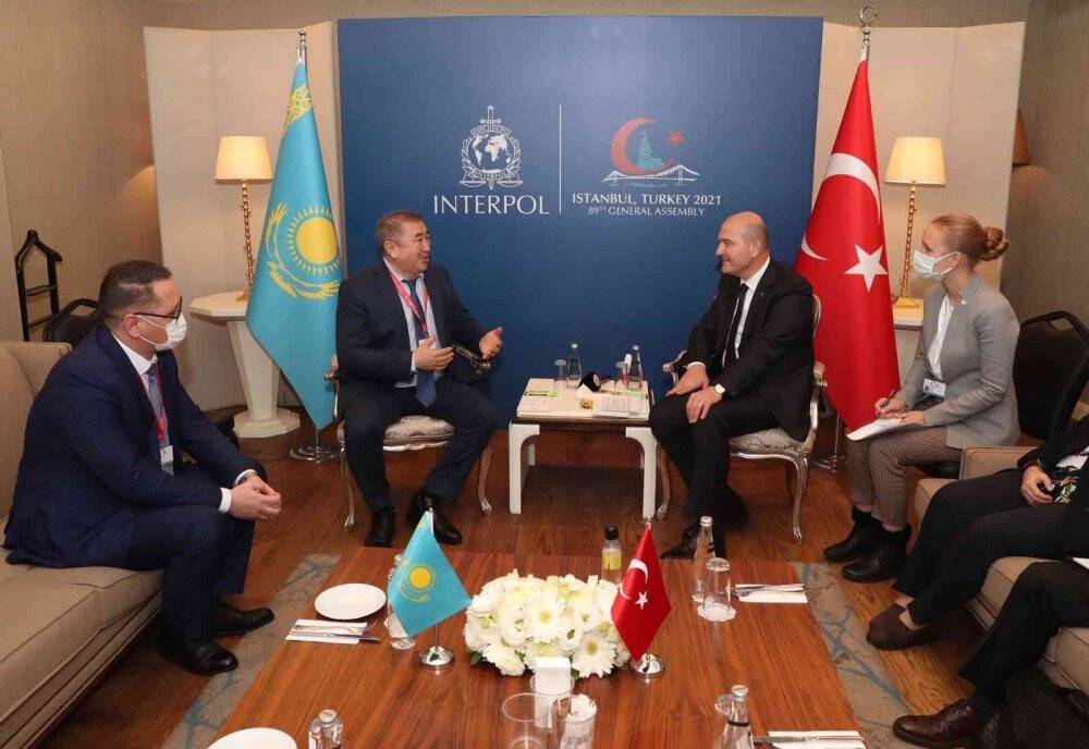 İçişleri Bakanı Süleyman Soylu Güney Afrika ve Kazakistanlı mevkidaşları ile görüştü