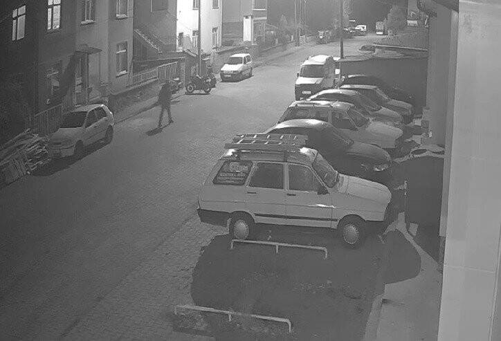 Konya’daki kundaklama anı kamerada