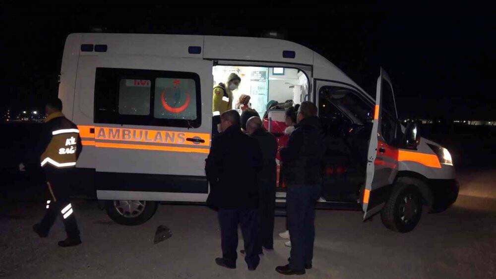 Otomobil yola fırlayan domuza çarptı: 3 yaralı