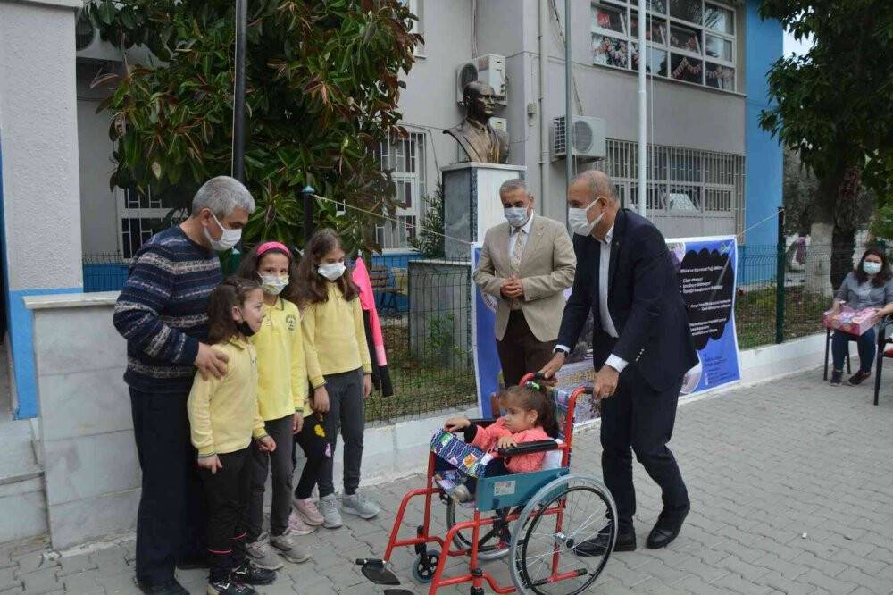Atık yağlar tekerlekli sandalyeye dönüştü