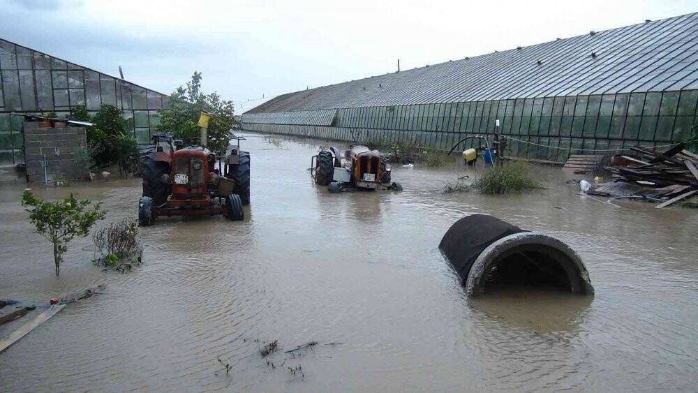 Antalya’da yağmur ve fırtına biber seralarını vurdu