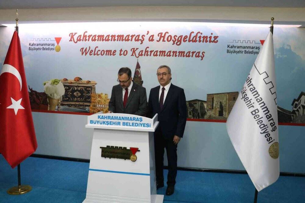 Gençlik ve Spor Bakanı Kasapoğlu, Kahramanmaraş’ta