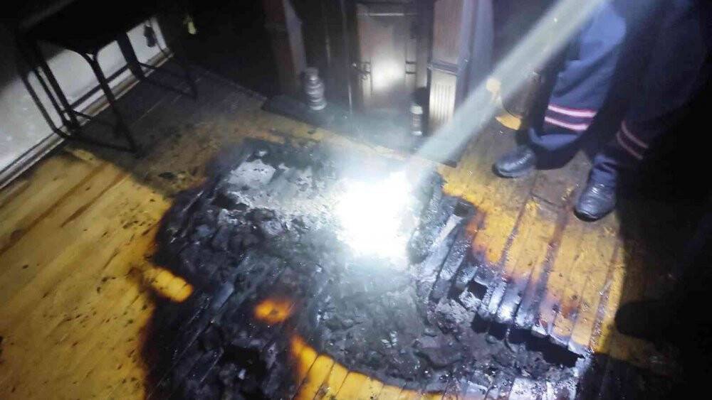 Konya’da evde çıkan yangın büyümeden söndürüldü