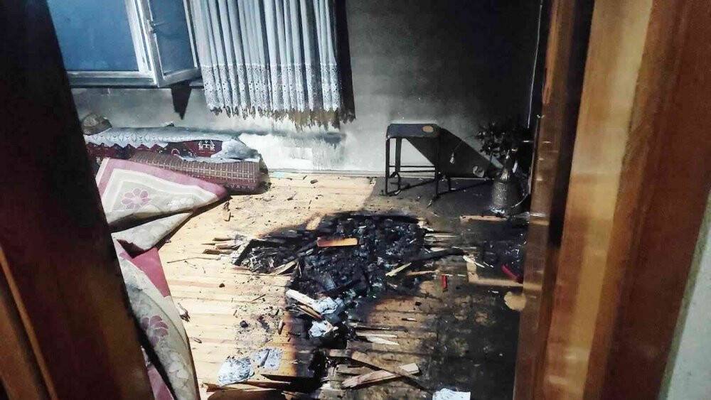 Konya’da evde çıkan yangın büyümeden söndürüldü