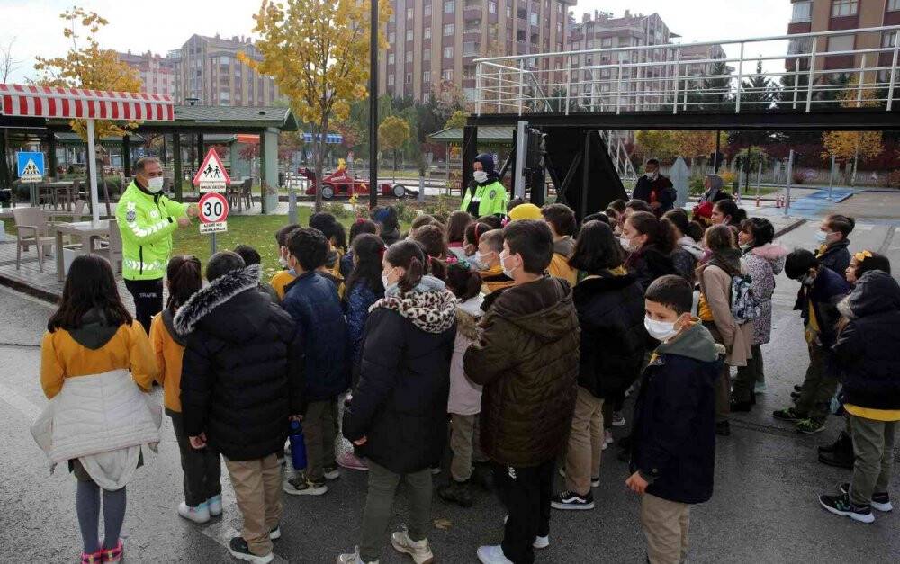 Trafik Eğitim Parkı’nda eğitimler devam ediyor