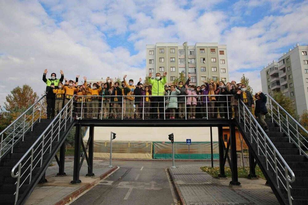 Trafik Eğitim Parkı’nda eğitimler devam ediyor