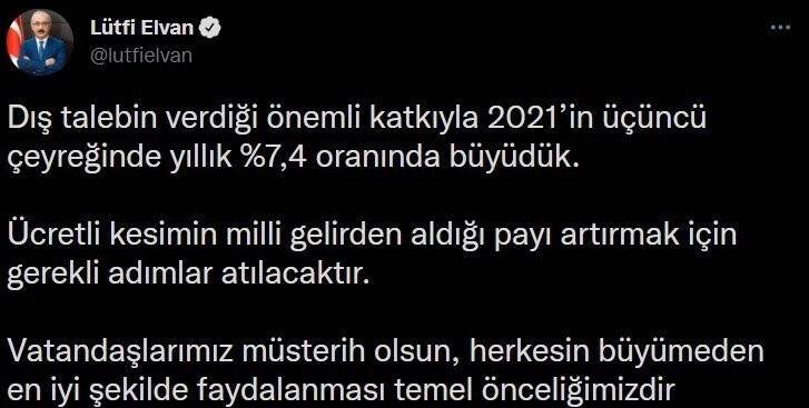 Bakan Elvan: "Herkesin büyümeden en iyi şekilde faydalanması temel önceliğimizdir”