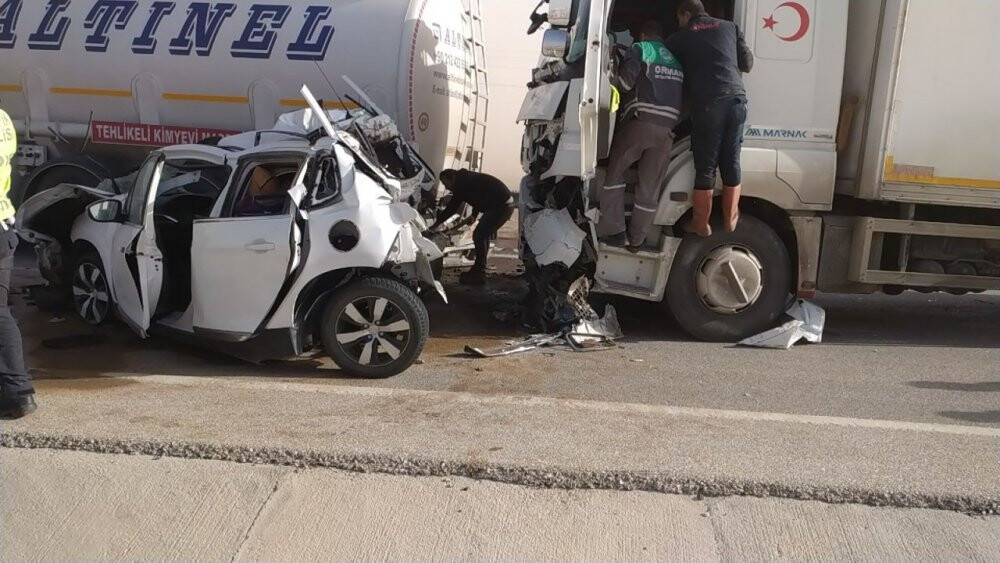 Konya’da kum fırtınası zincirleme kazaya sebep oldu