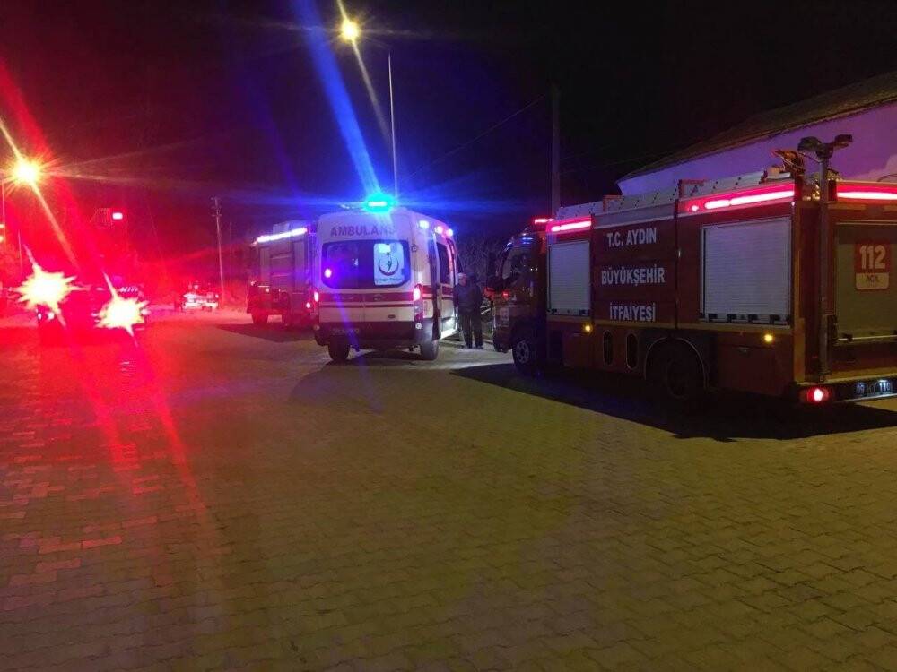 Aydın’da ev yangını