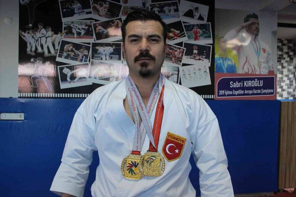 Dünya Şampiyonu engelli karateci, gözünü olimpiyatlara dikti
