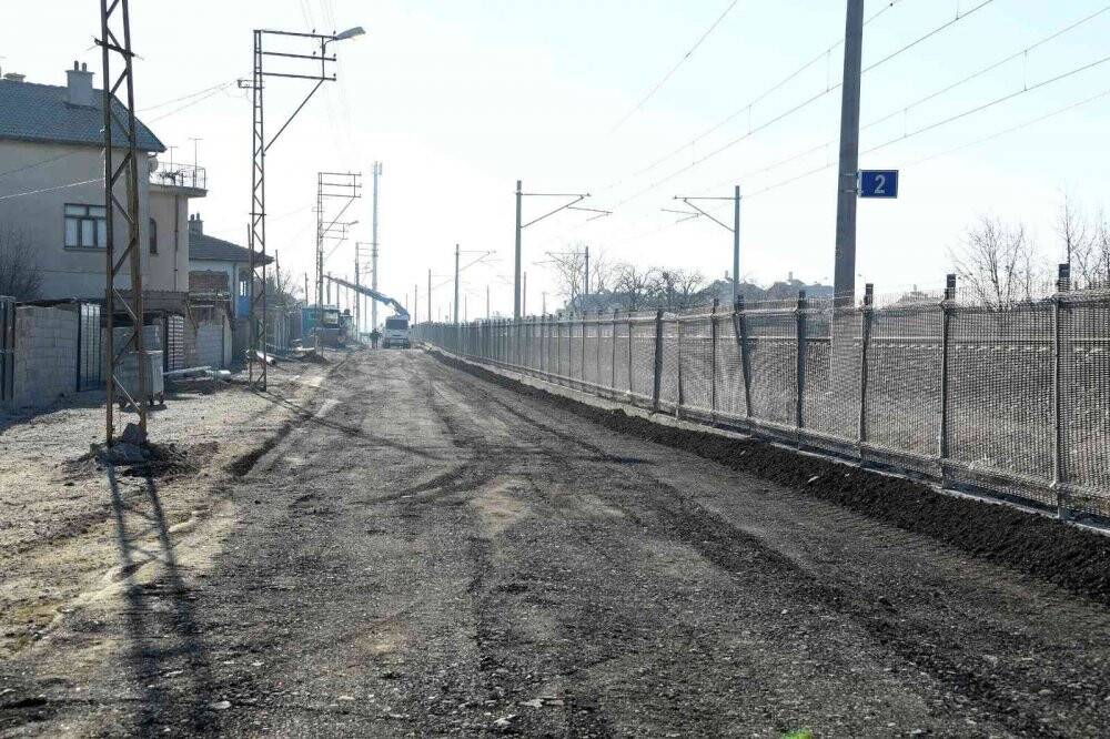 Konya Büyükşehir’in alternatif cadde çalışmaları sürüyor