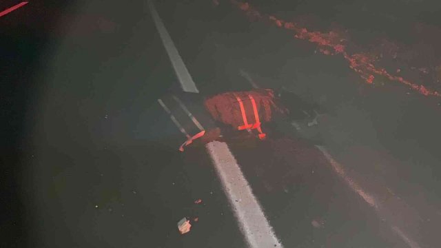 Kapalı yolu fark etmeyen sürücü metrelerce takla attı: 1 ölü, 3 ağır yaralı