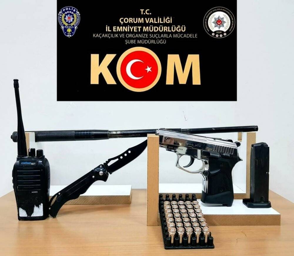 Çorum’da gümrük kaçağı araç yakalandı