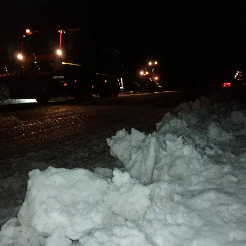 Konya-Antalya karayolunda kar kalınlığı 30 santime ulaştı