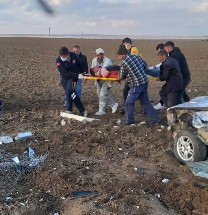 Kontrolden çıkan otomobil takla attı: 1 yaralı