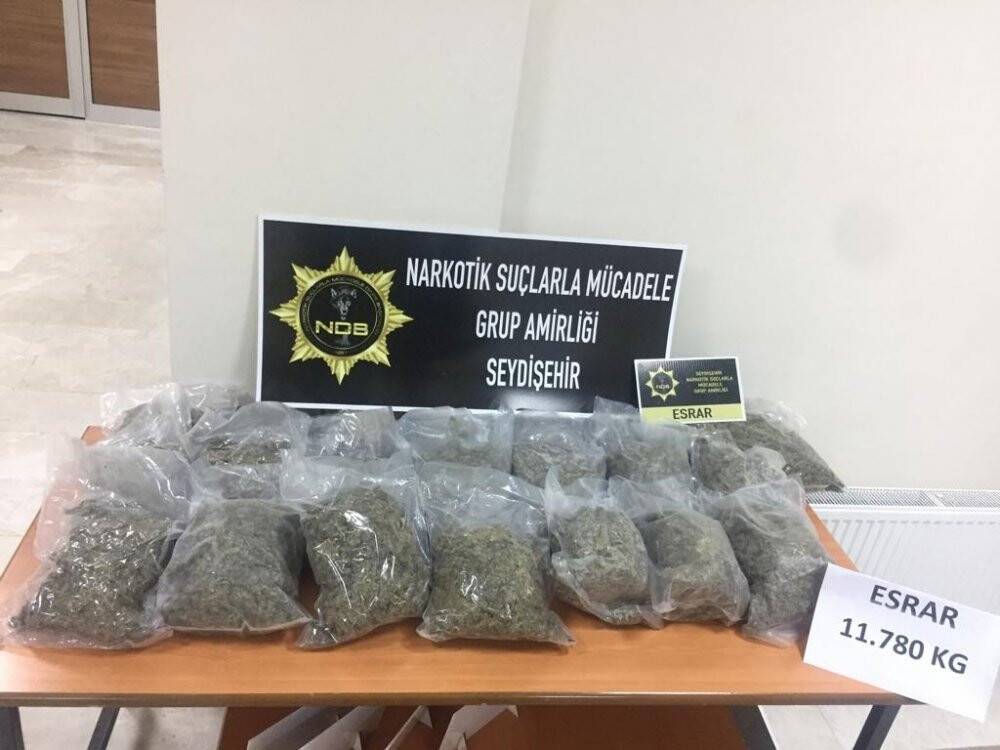 Konya’da uyuşturucu operasyonu