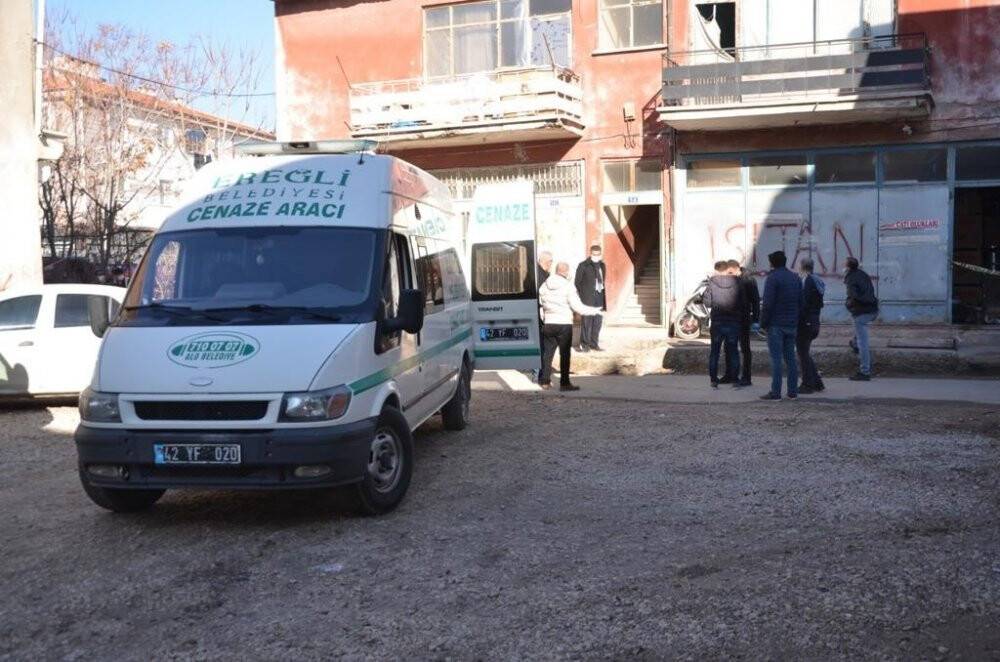 Konya’da kafasına poşet geçirilmiş erkek cesedi bulundu