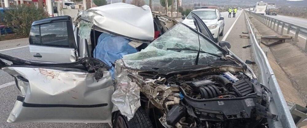 Manisa’da evli çifti kaza ayırdı: 1 ölü, 2 yaralı