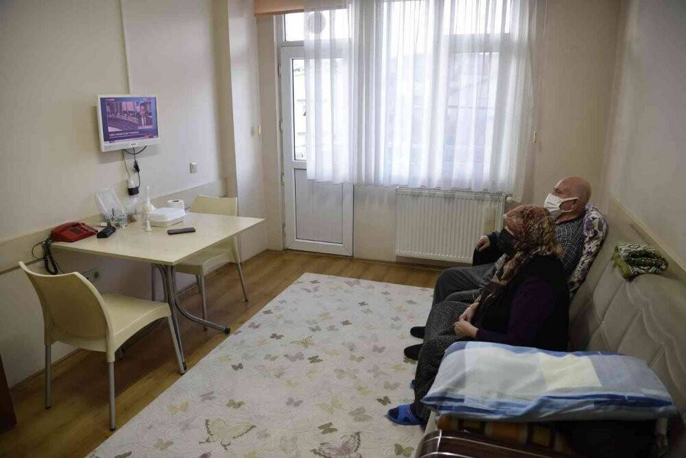 “Umut Evi” otel konforunda hizmet sunuyor