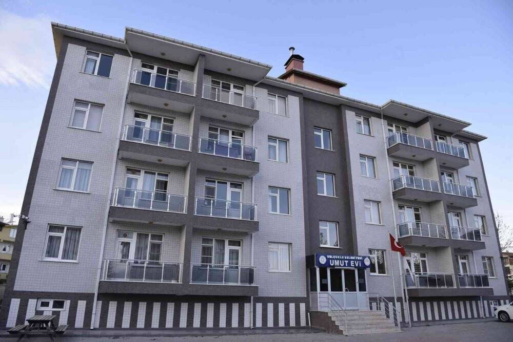 “Umut Evi” otel konforunda hizmet sunuyor