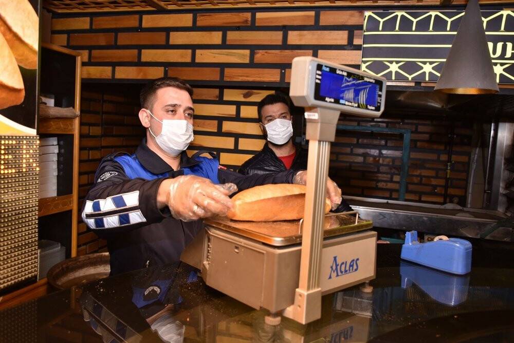 Karatay Belediyesi zabıtasından fırın denetimi