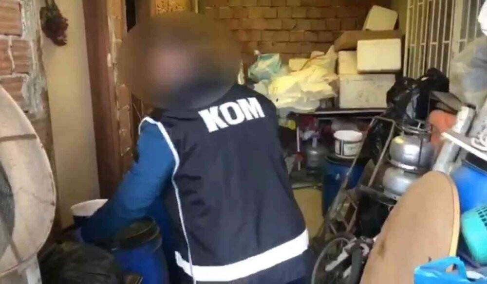 Yılbaşı öncesi dev operasyon: 1 ton 270 litre sahte içki ele geçirildi