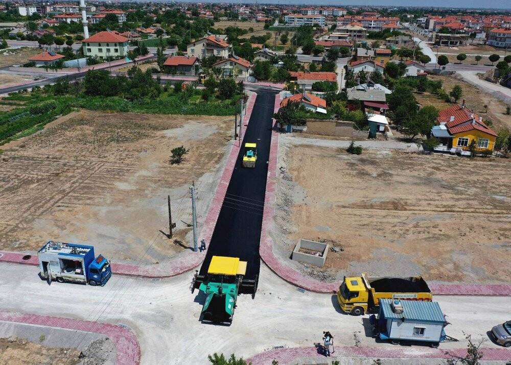 Karatay Belediyesi, asfalt çalışmalarında 2021’de kendi rekorunu kırdı