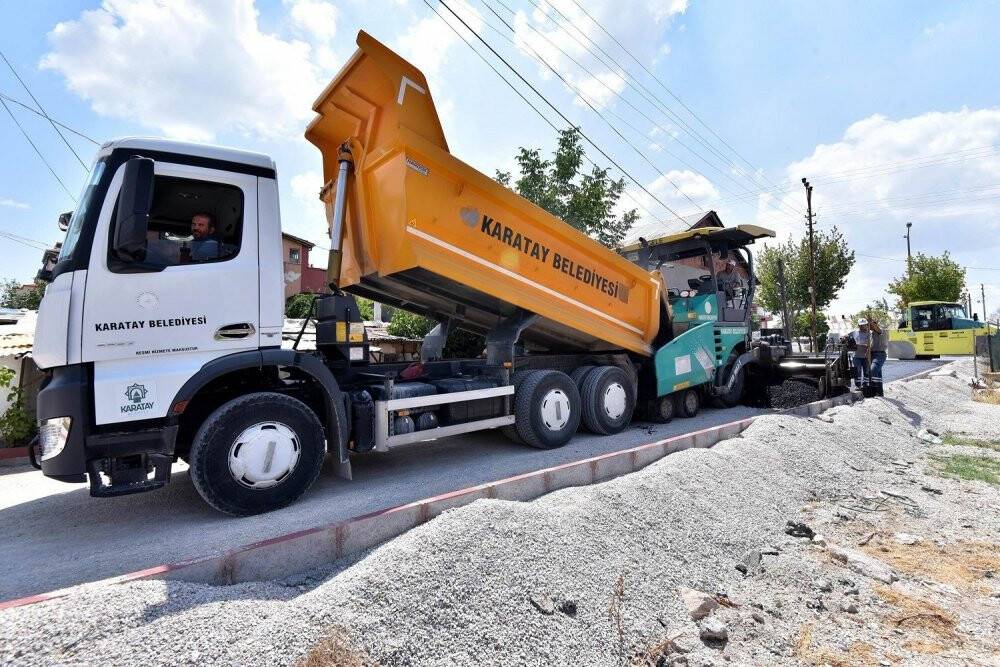 Karatay Belediyesi, asfalt çalışmalarında 2021’de kendi rekorunu kırdı